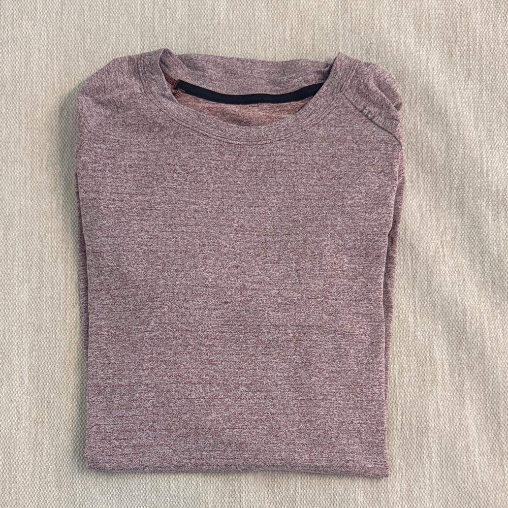 Maroon Red Lululemon Shirt Mens